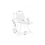 Stuhl LINEA Velvet - deinegastromoebel.de